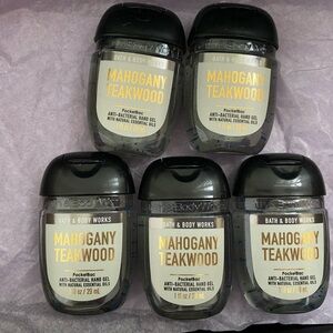 Bath & Body Works Mahogany Teakwood 5-pack of Sanitizers